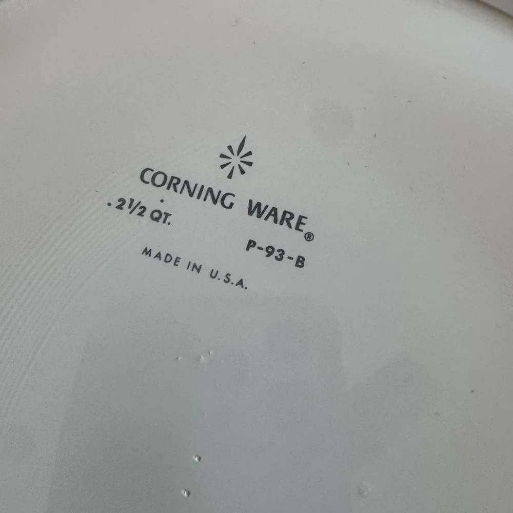 RARE Corning Ware Corning Holiday Design P-93-B NOEL 1965 2 1/2 qt Sauce Pot Pan